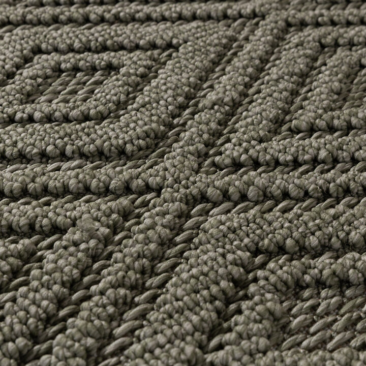 Loper vloerkleed - Hidde 3D Diamond Groen | Duurzaam design
