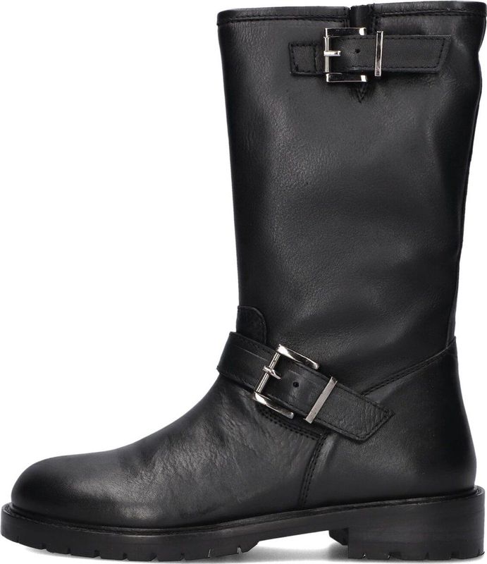 Hip - H1254 - Schoenen - Zwart - Leren Dameslaarzen