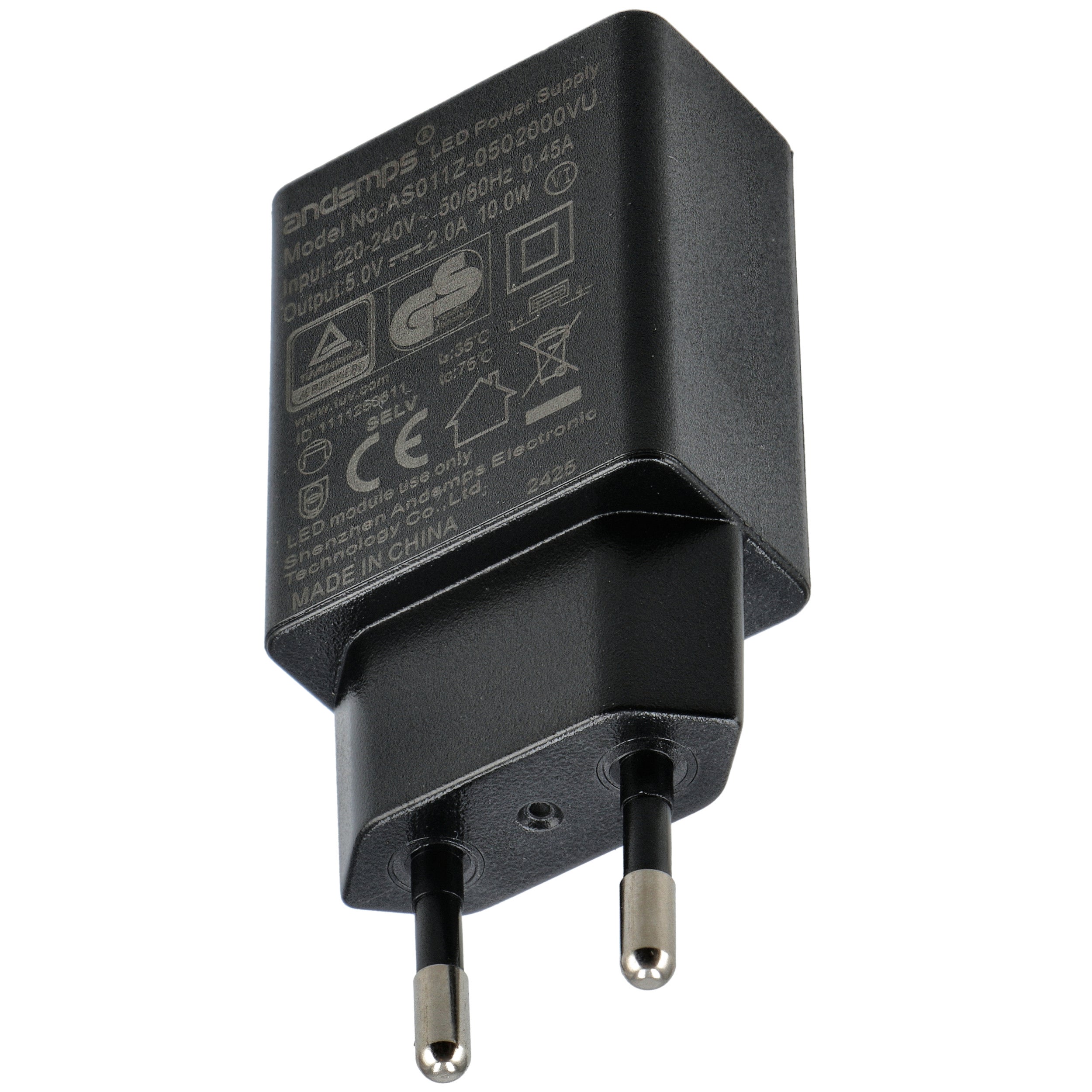 Ayra 11629 voedingsadapter 100 - 240V AC 50/60 Hz USB 2A