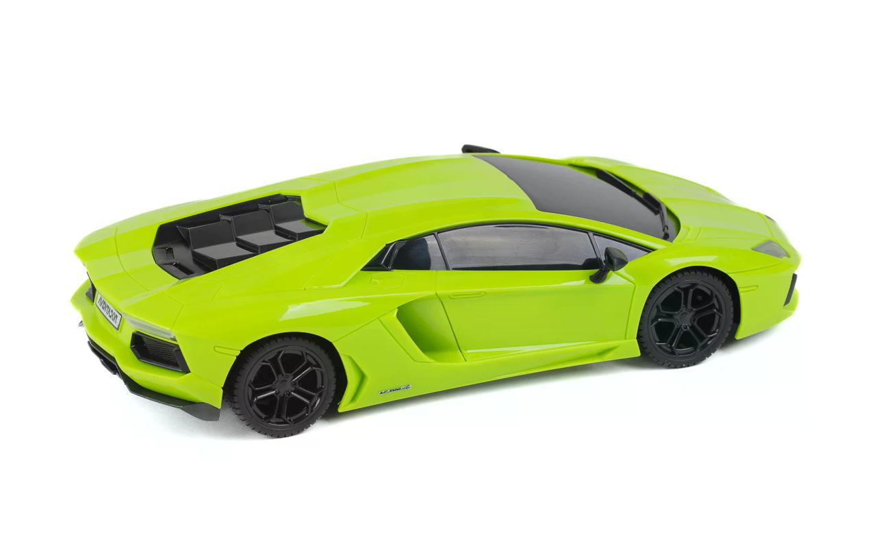 Auto Lamborghini Aventador LP 700-4 mit Licht, Grün, 1:24Ferngesteuerter Sportwagen mit Licht für Kinder ab 6 Jahren