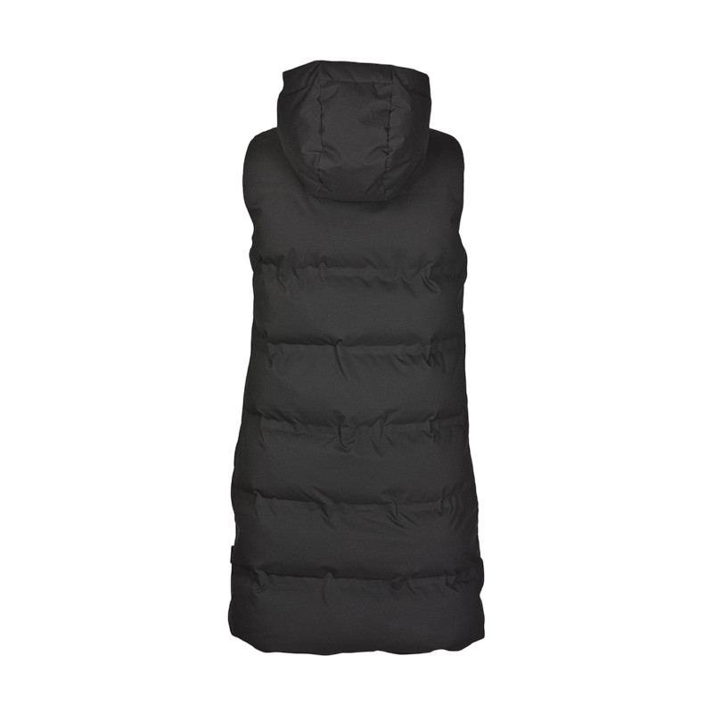 Frauen Thermo Gilet lang Petra black