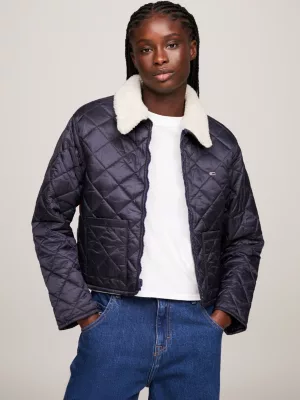Jaqueta jeans Mom com forro removível