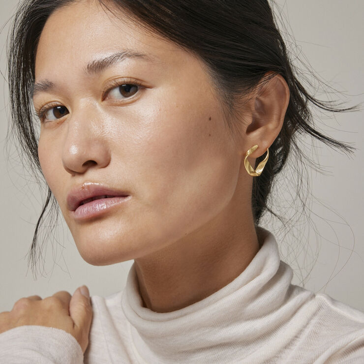 ENAMEL Copenhagen Earring, Dalia 925s/gp/m