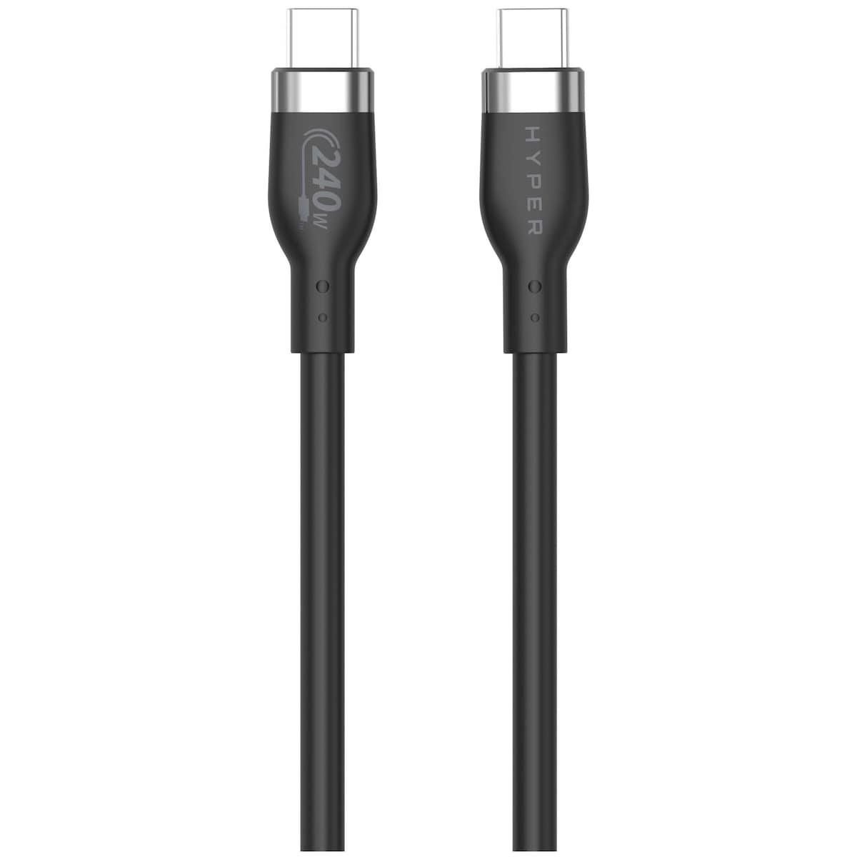 Hyper HyperJuice USB-C til USB-C ladekabel 2 m (sort)