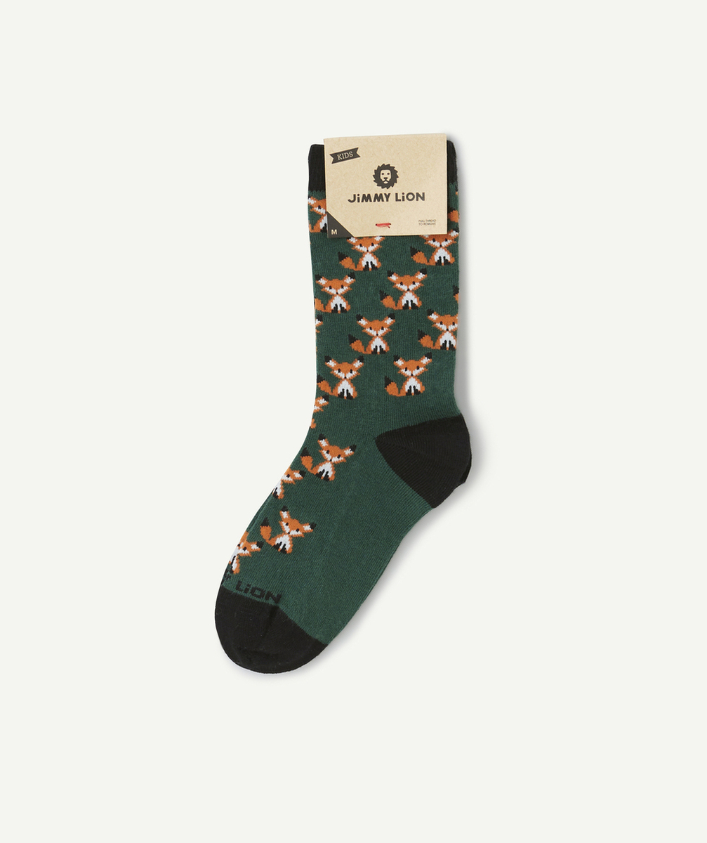 JIMMY LIONPAIRE DE CHAUSSETTES AVEC IMPRIMÉ RENARD