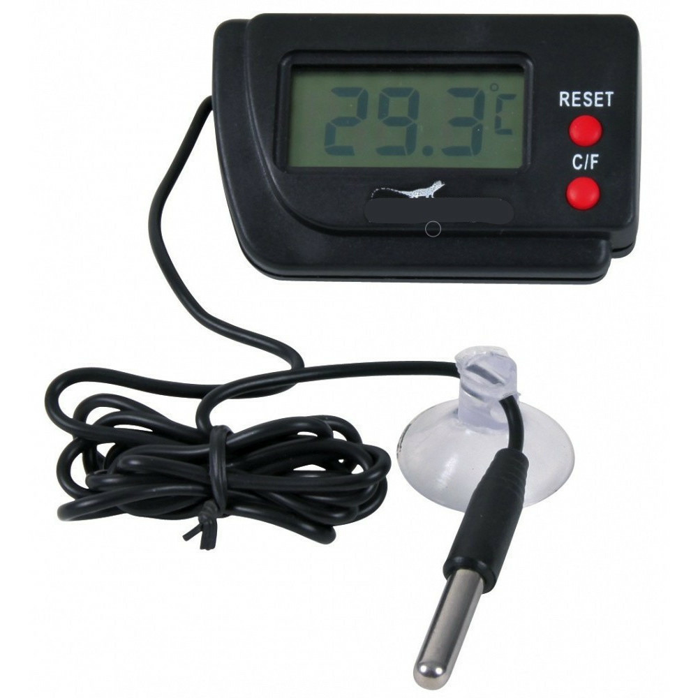 Thermomètre digital avec sonde- terrarium.