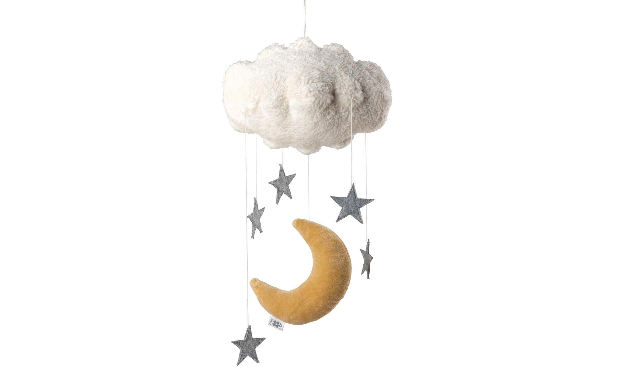 Mobile Moon & Stars Gelb/WeissKindermobile