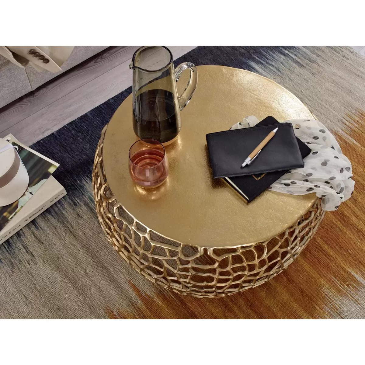 Couchtisch Alegra Gold