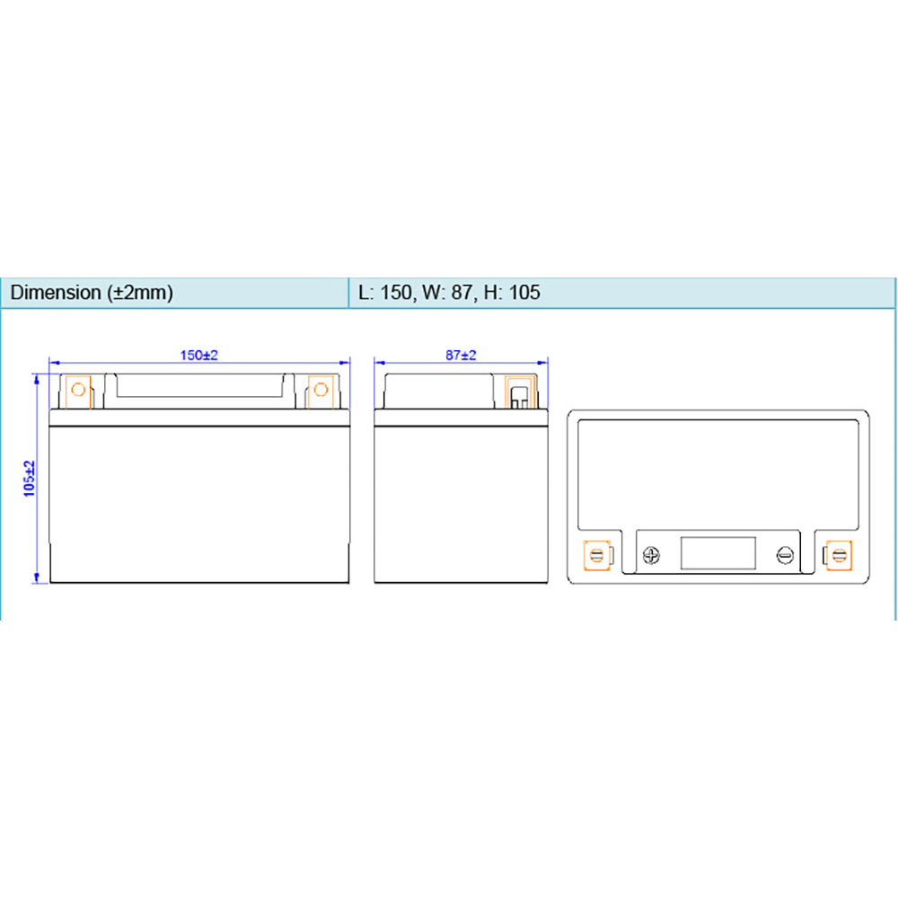 Skyrich - Batterie HJTX20CH-FP