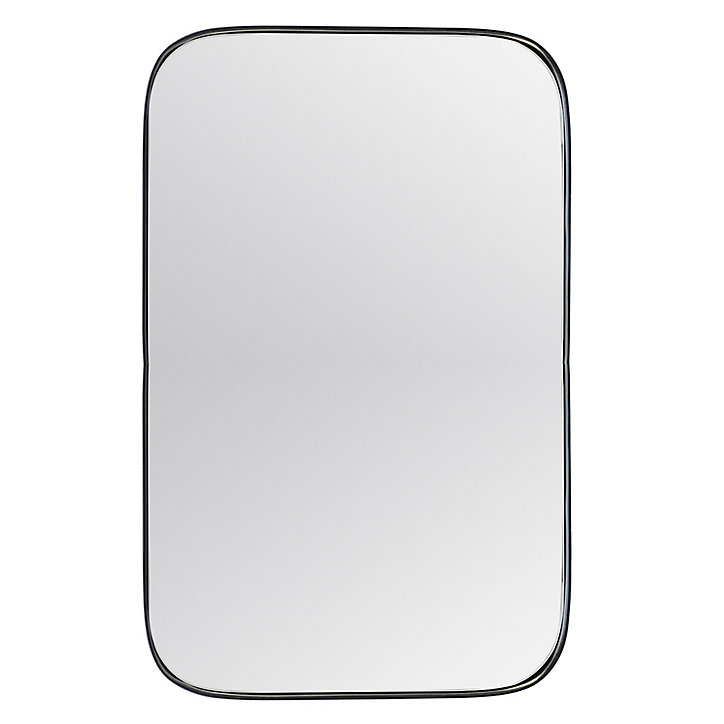Miroir mural design noir P.4 x L. 100 x l. 70 cm