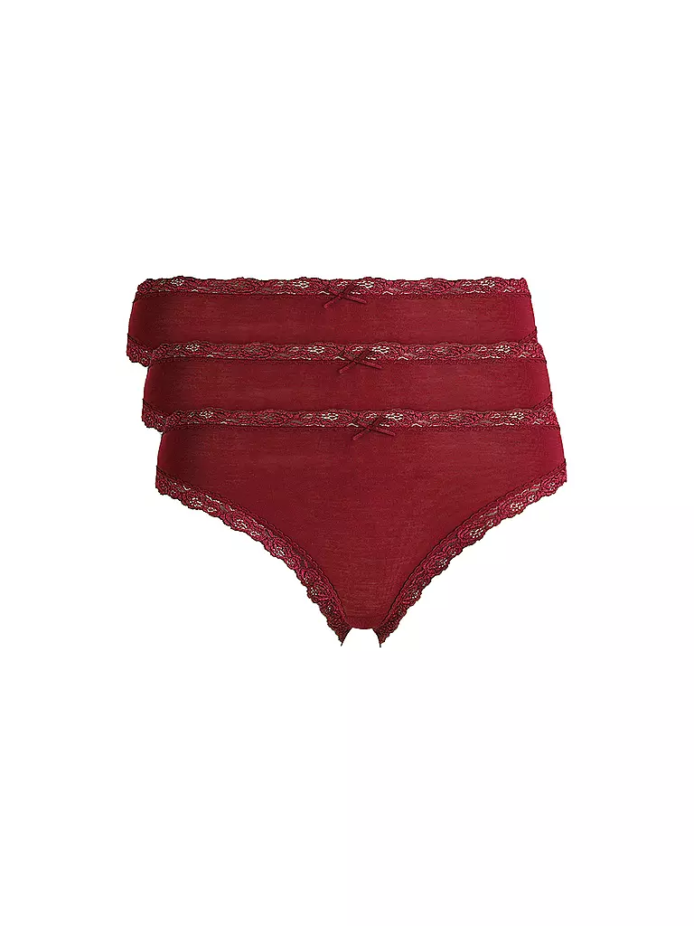 NINA VON C Jazzpants 3er-Pkg. red berrie rot