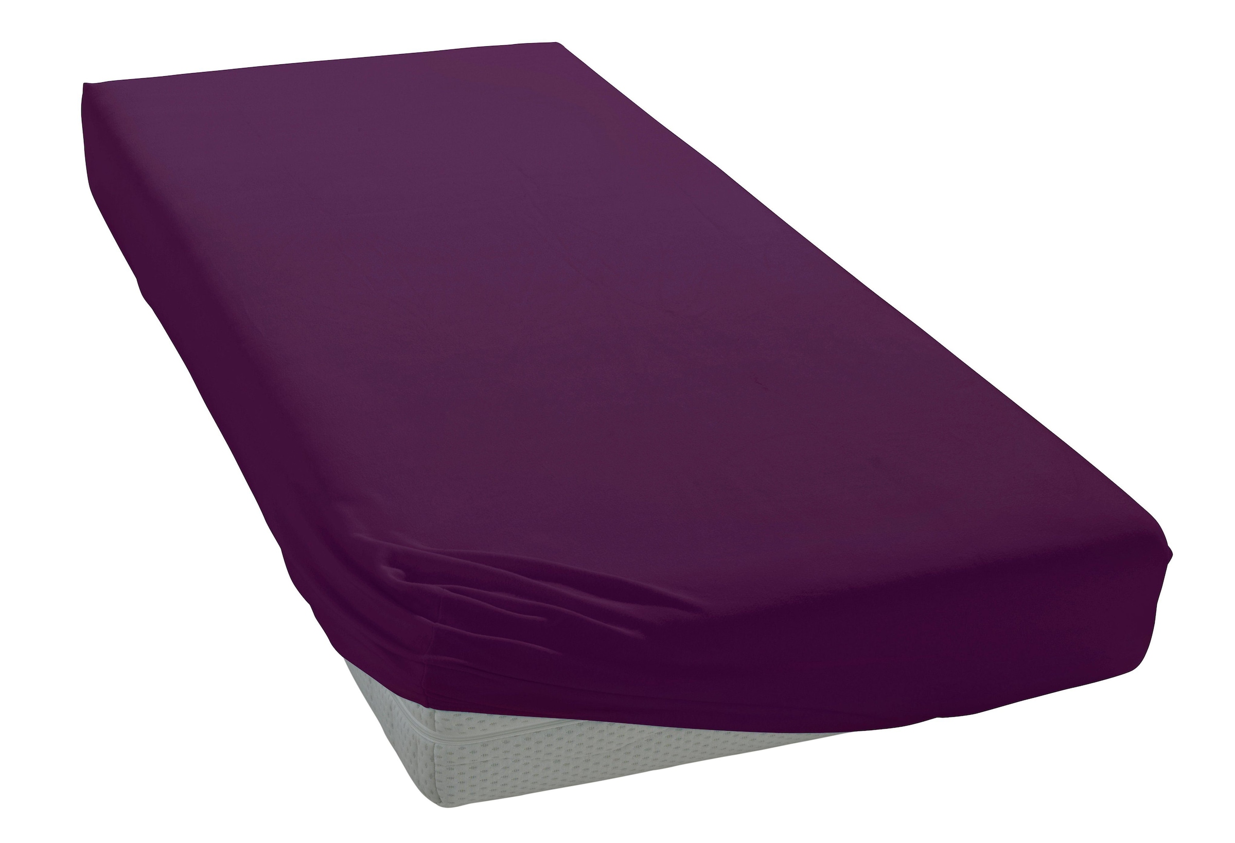 bellana Spannbettlaken »Mako-Jersey exclusiv in Gr. 90x200, 140x200 oder 180x200 cm« aus Baumwolle, für Matratzen bis 25 cm Höhe, Bettlaken, Spannbetttuch