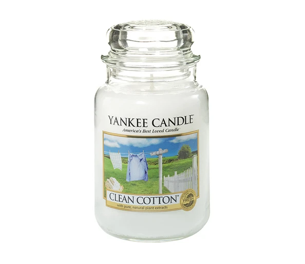 YANKEE CANDLE Clean Cotton Duftkerze