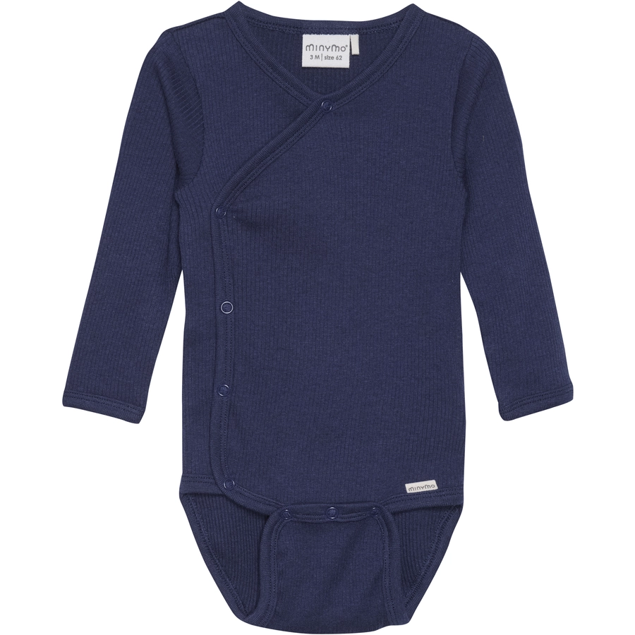 Minymo Wickelbody Rib Dark Navy
