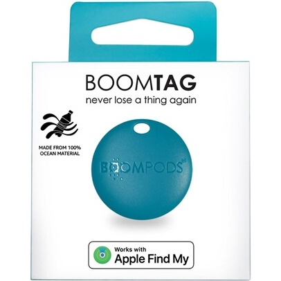 Balise connectée Boompods Finder Boomtag Bleu
