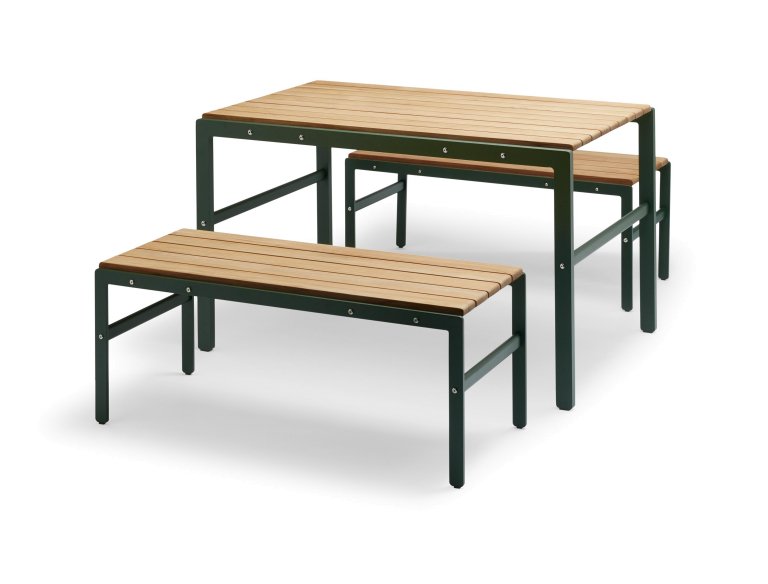 Fritz Hansen Reform tuintafel 125x71 Hunter Green