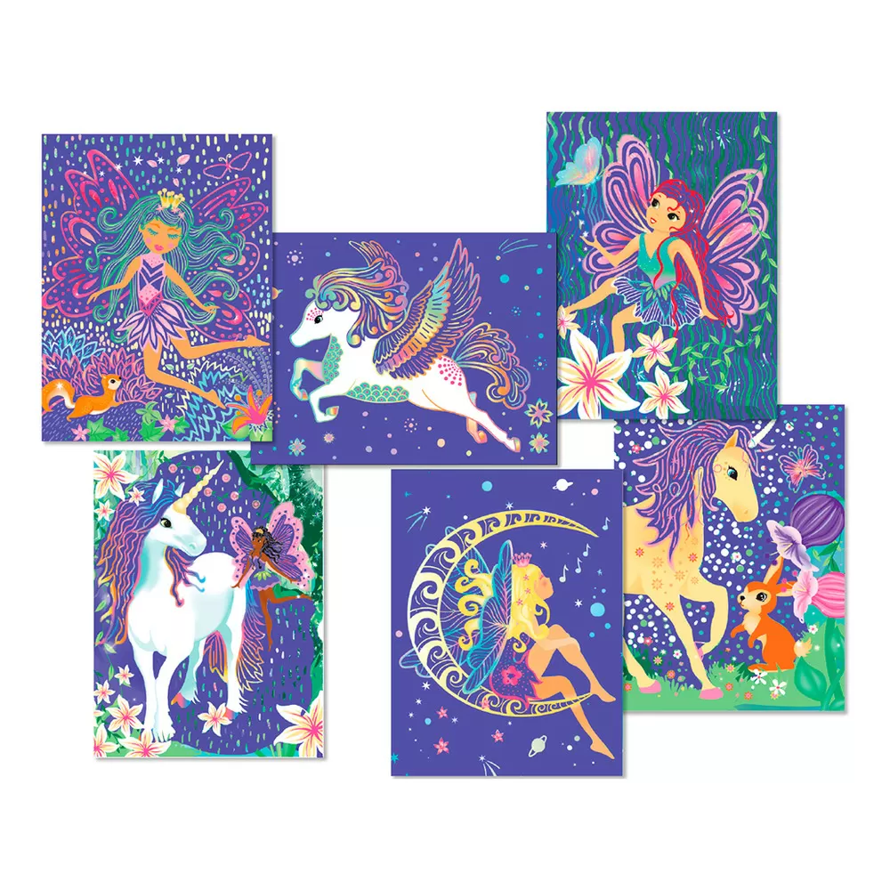 BOX CANDIY Scratch Art - Totally Magical Forest - 1 stk