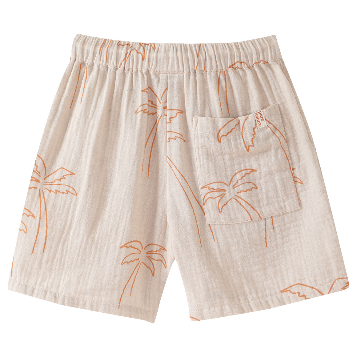 Topolino Pure Collection Jungen Shorts aus Musselin beige