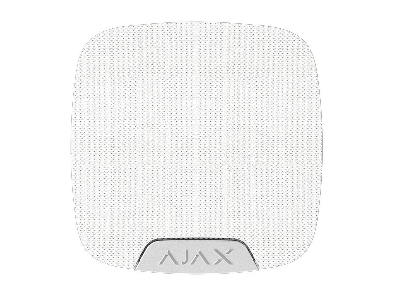 AJAX Baseline HomeSiren Jeweller Weiss Kabellose Sirene mit LED-Anschluss