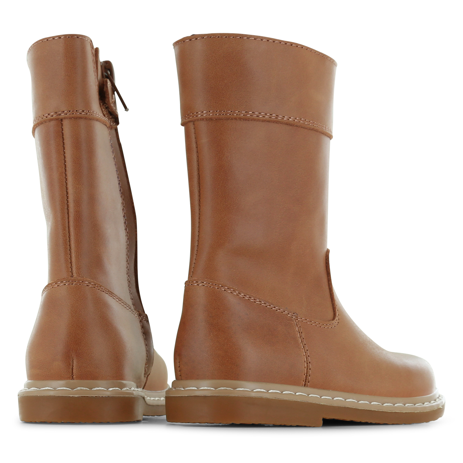 Shoesme slim-fit Stiefel cognac