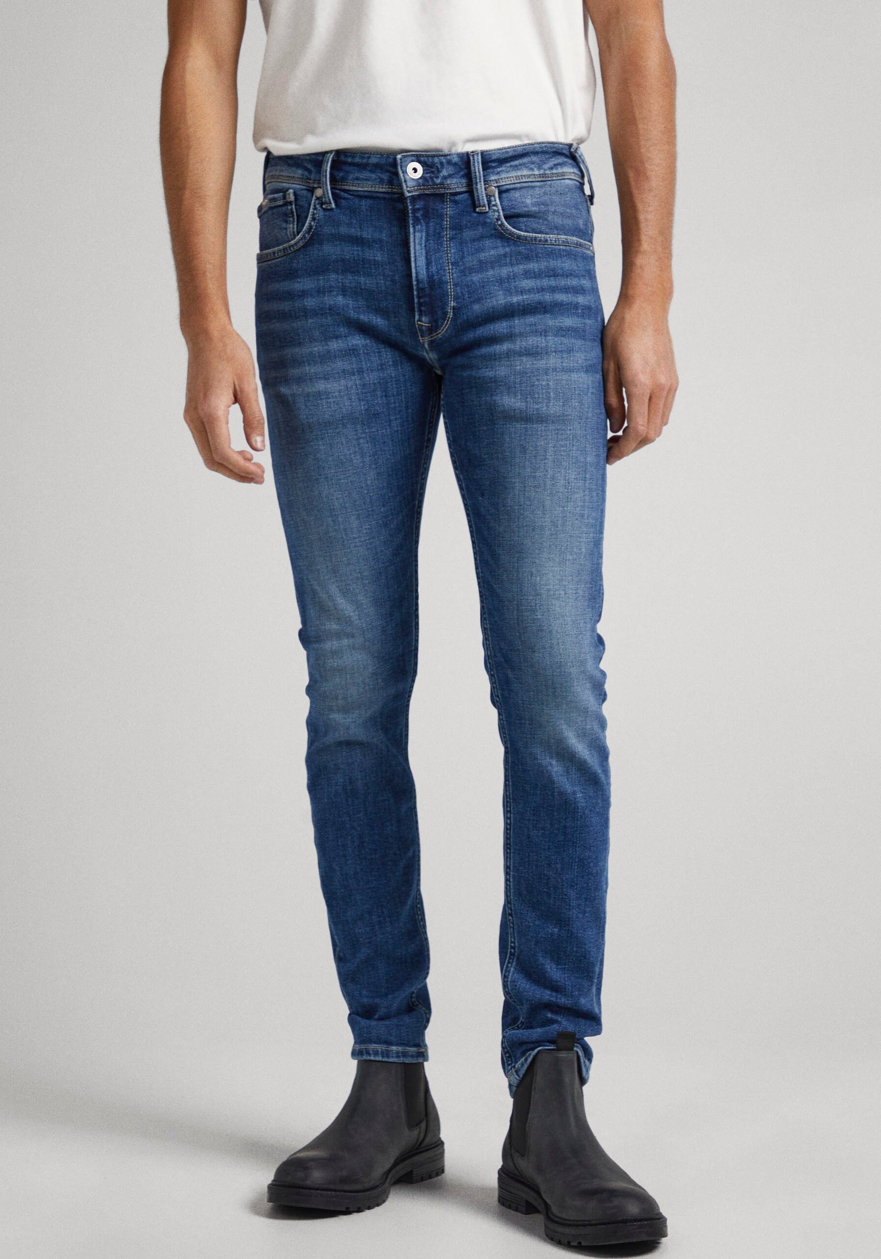 Pepe Jeans Slim-fit-Jeans »FINSBURY« Baumwoll-Stretch