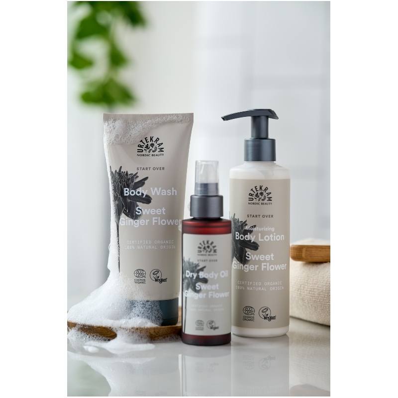 Urtekram Start Over Dry Body Oil Sweet Ginger Flower 100 ml