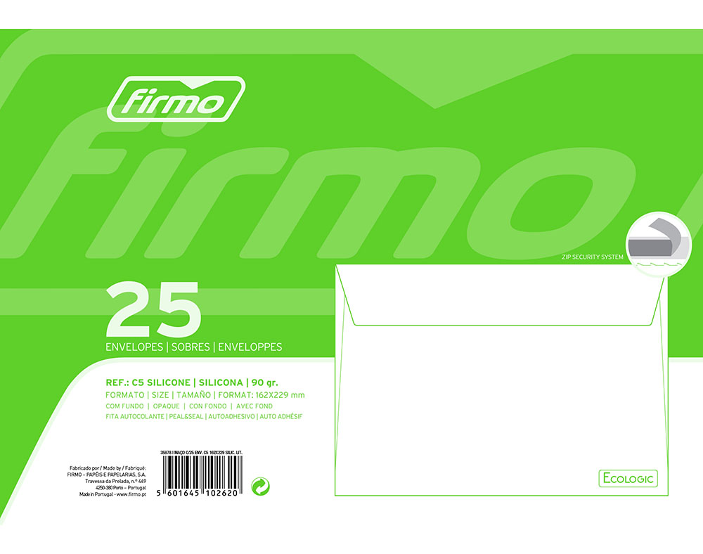 ENVELOPES C5 KRAFT SILICONE 162X229CM 25 UNIDADES
