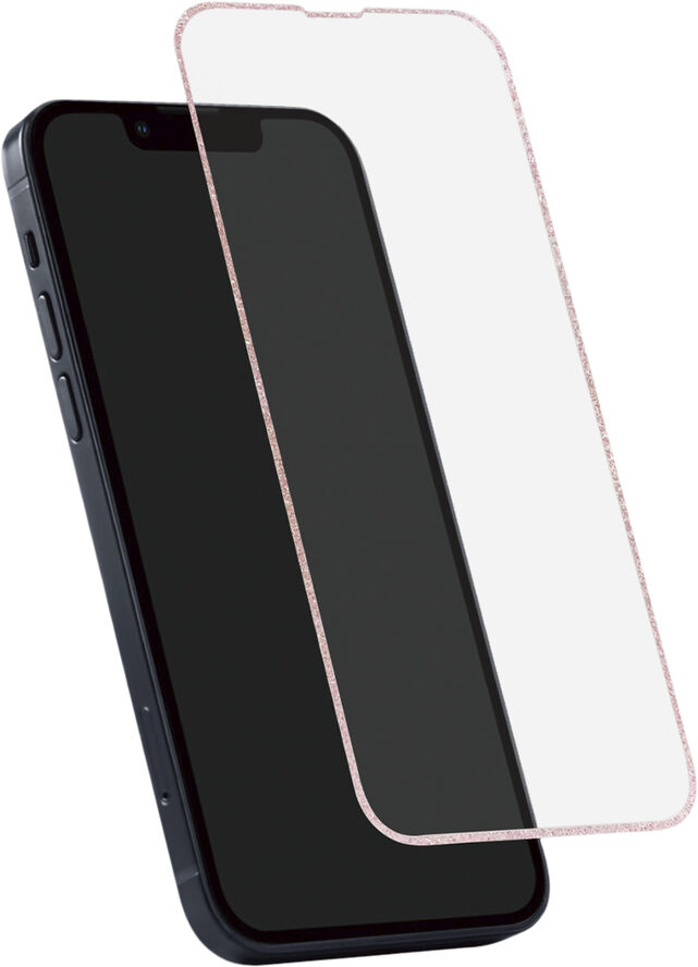 HoldIt Temp Glass iPhone 14/13/13Pro Lyserød