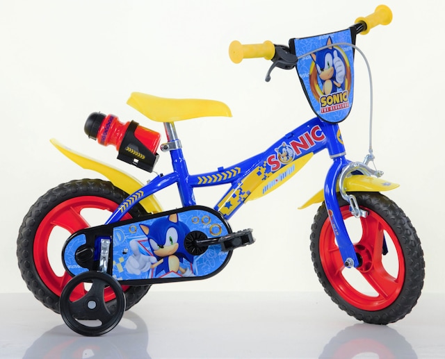 Dino Kinderfahrrad »Sonic  12 Zoll« 1 Gang mit Stützrädern, Trinkflasche und Frontschild