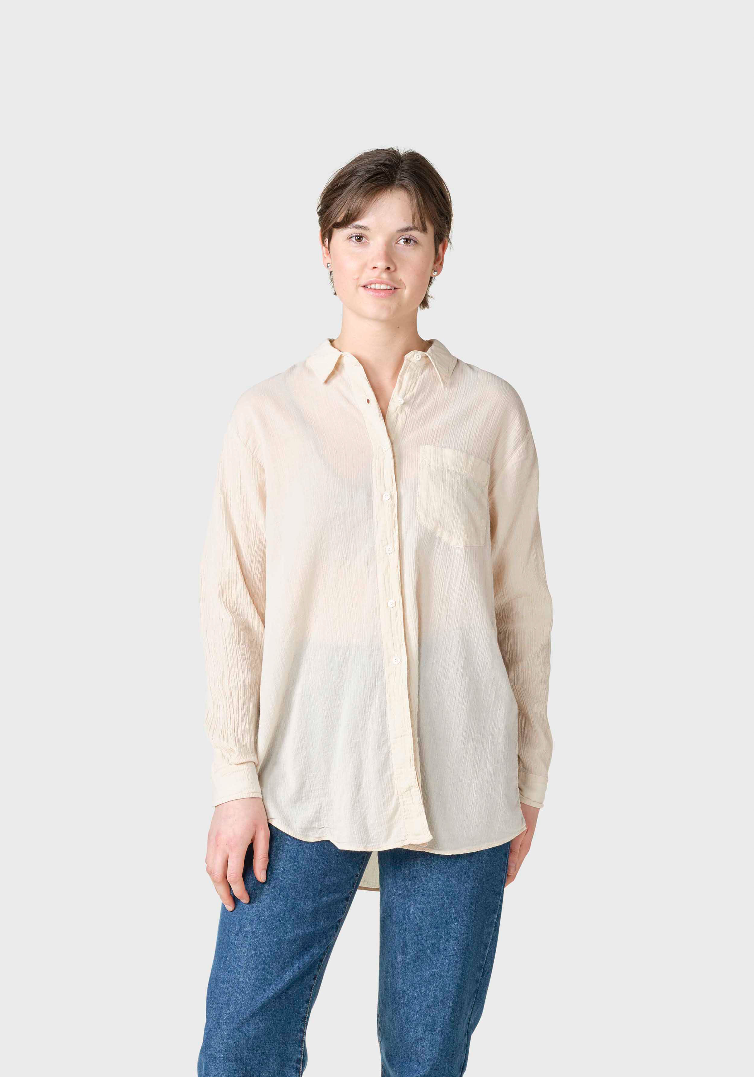Klitmøller Collective Bluse Mille Pastel Sand