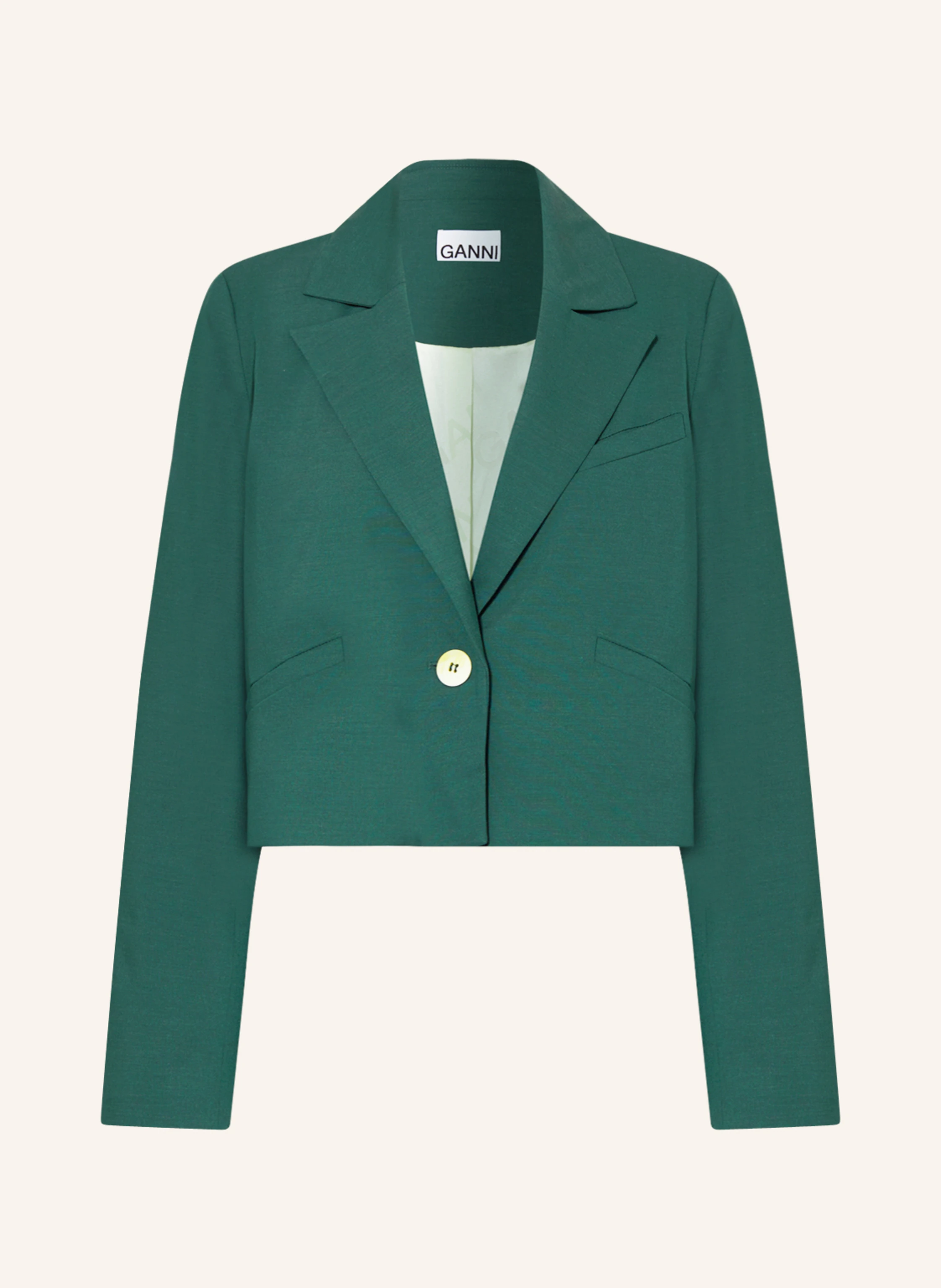 GANNI Cropped-Blazer