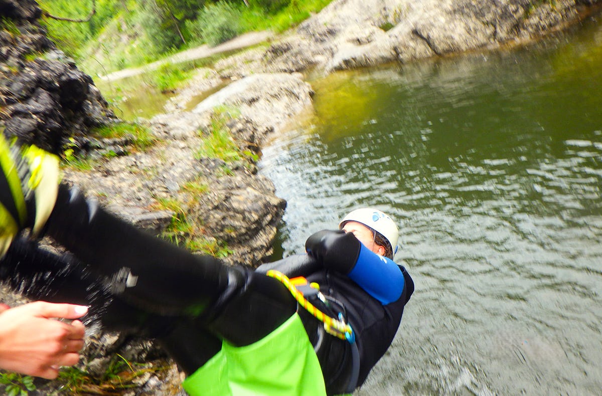Canyoning-Tour Dornbirn für Familien