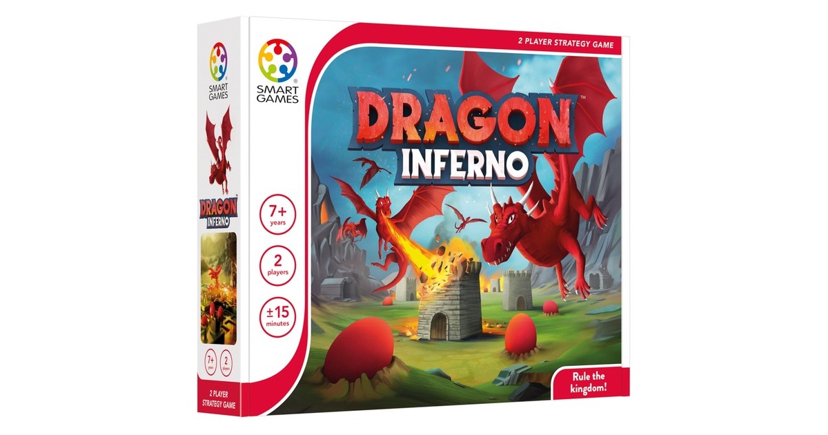 SmartGamesDragon Inferno Bordspel  (Nederlands, 2 spelers, 15 minuten, Vanaf 7 jaar)