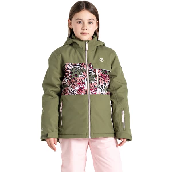 Veste de ski DARE 2B TRAVERSE II JKT OLIVINE GREEN/OLIVINE LEOPARD PRINT