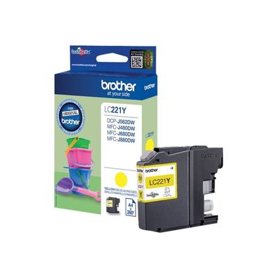 Brother LC221 - jaune - cartouche d'encre originale