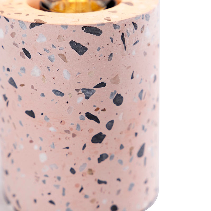 Design tafellamp, roze graniet - Baranda
