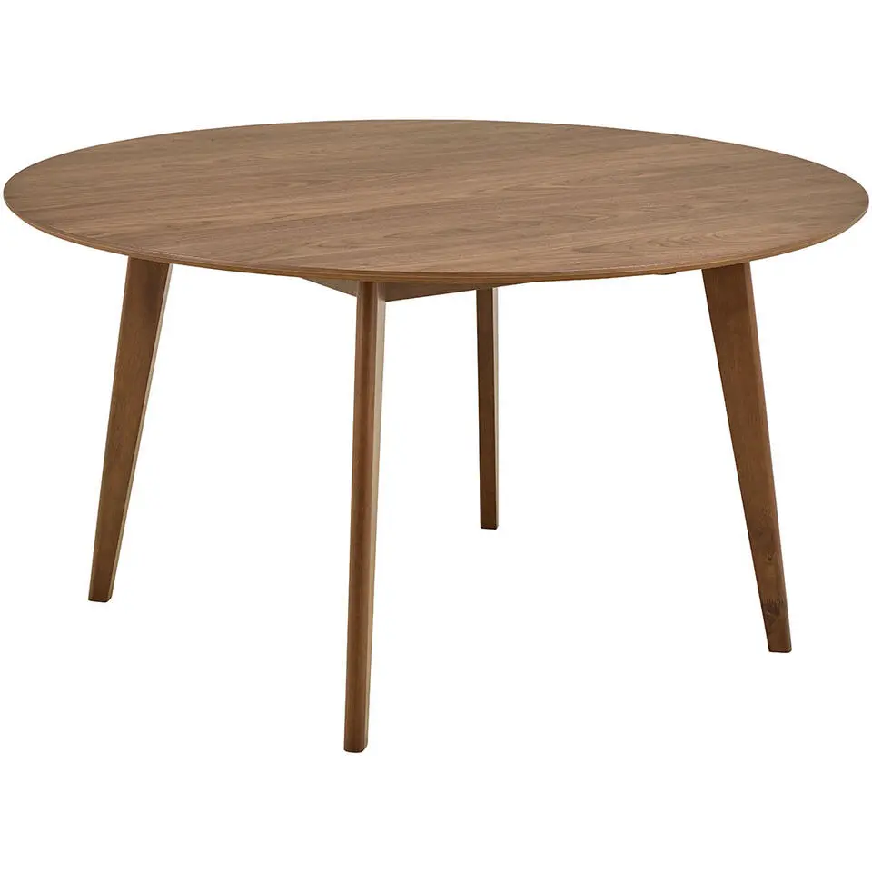 Eettafel Walnoot Rond - 140x140x76cm - Levi