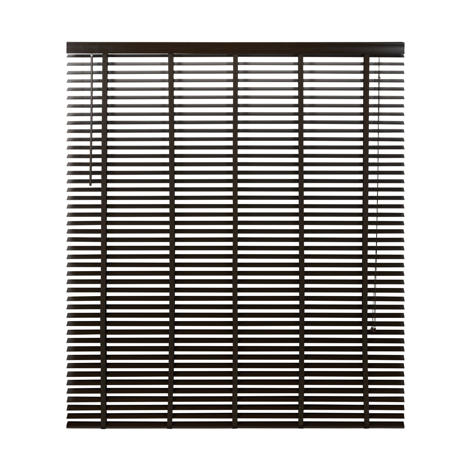 Jaloezie Hout Bruin - Hout - 180x210x5cm (BxHxD)
