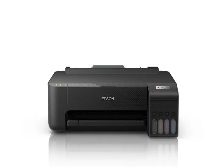 Epson EcoTank L1250 - Printer - farve - blækprinter - kan genopfyldes - A4 - 5760 x 1440 dpi - op til 10 spm (mono) / op til 5 spm (farve) - kapacitet: 100 ark - USB, Wi-Fi - sort