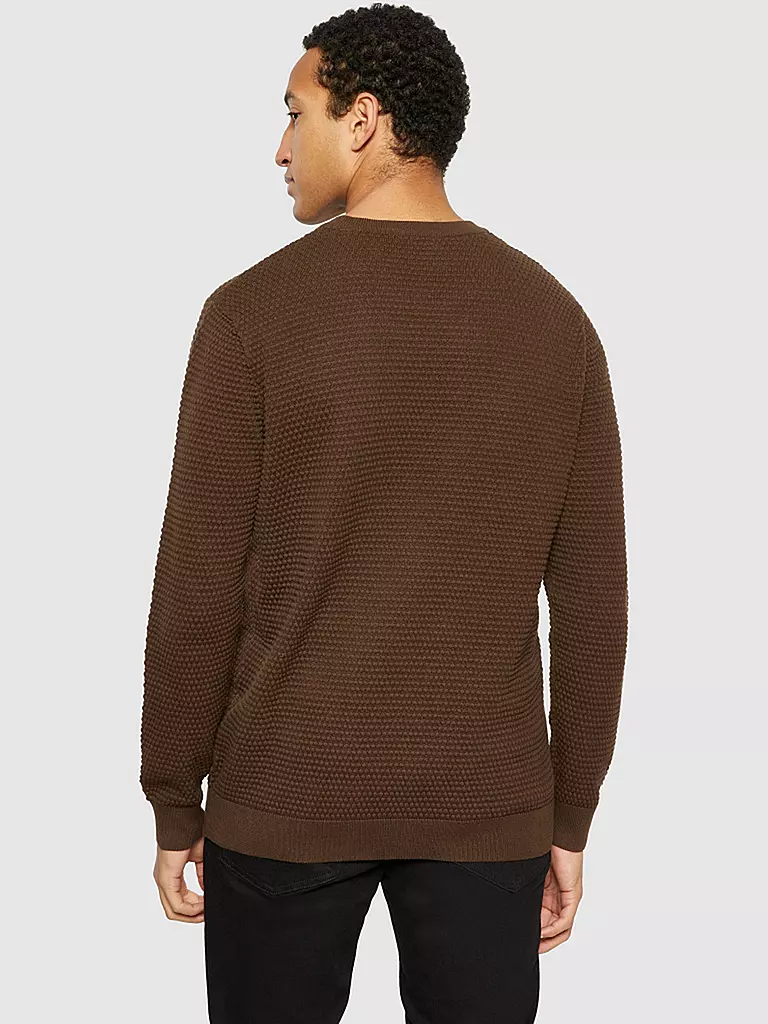 KNOWLEDGE COTTON APPAREL Pullover VAGN braun