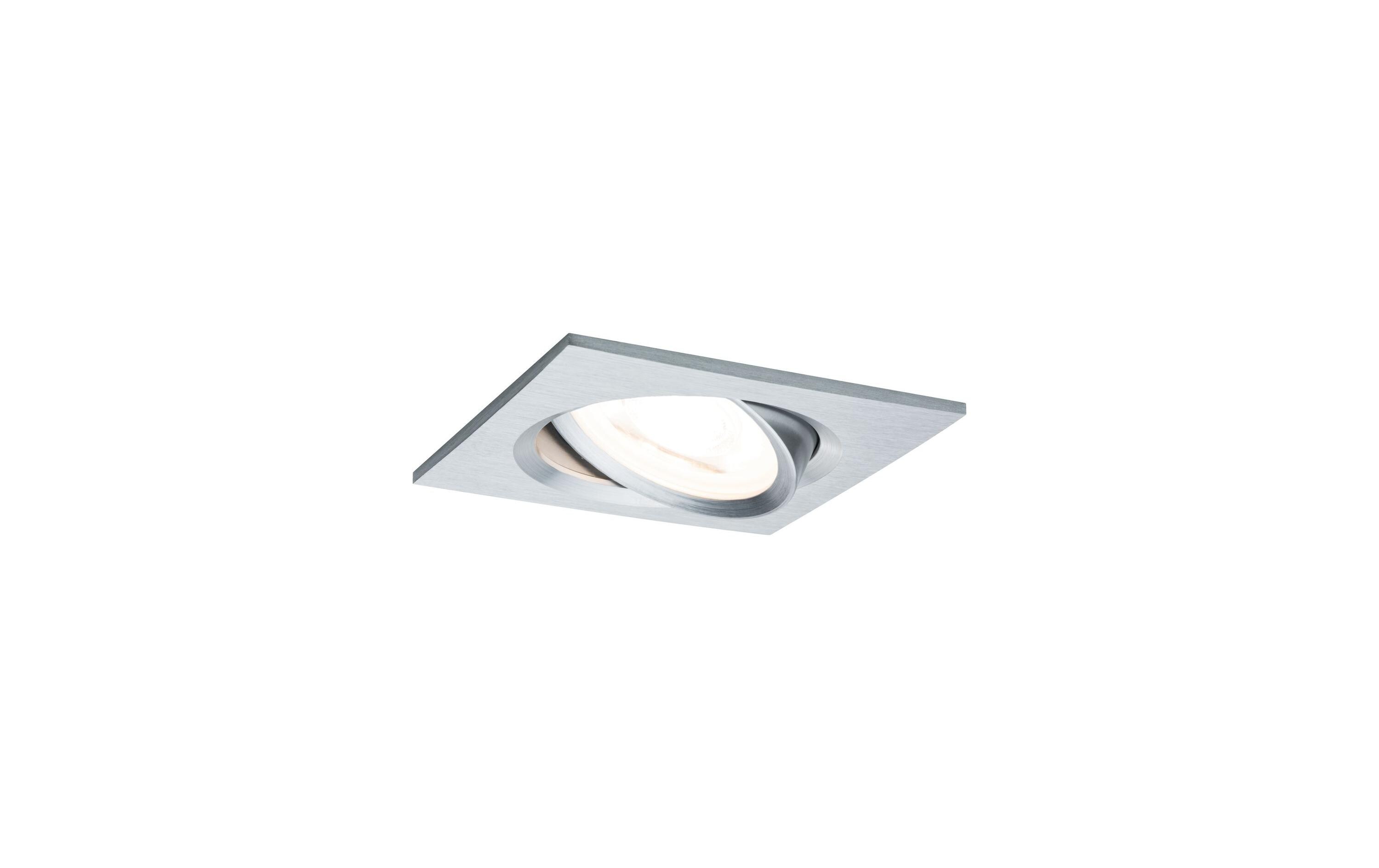 Einbauspot Nova Coin 3-Stepdim Set, 3 x 6 W, 2700 K, SilberLED Einbauspot Basisset