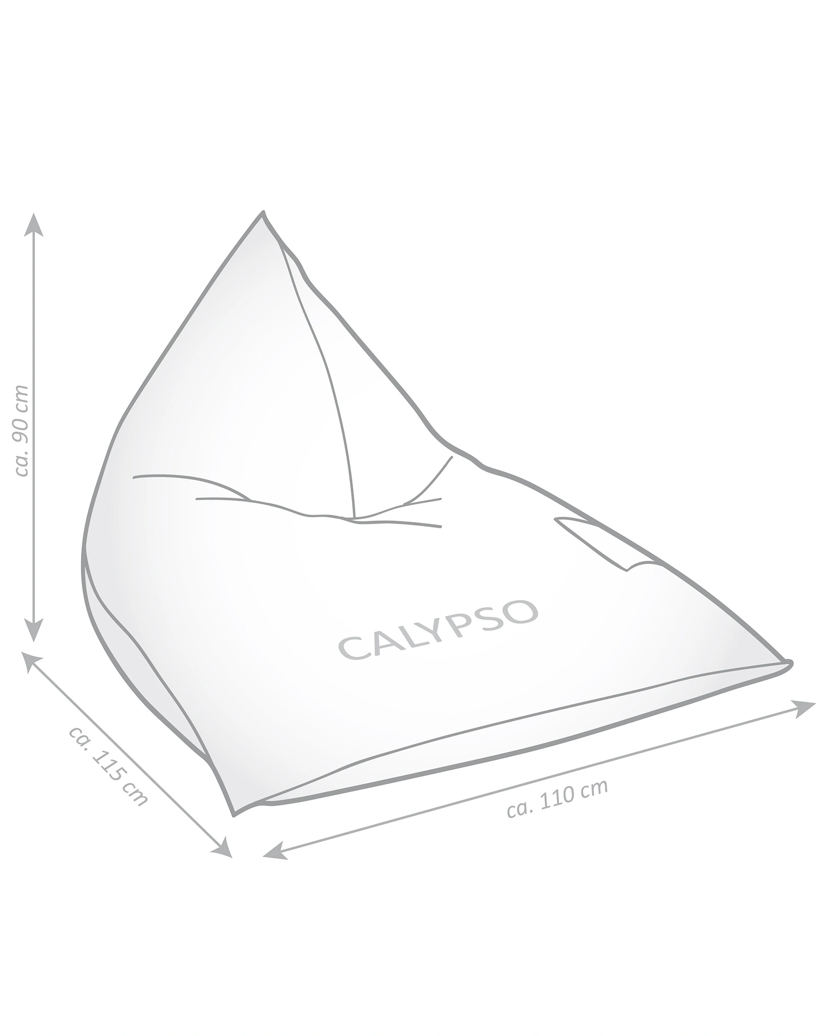 Sitzsack SANTORIN Calypso (Farbe: grün)