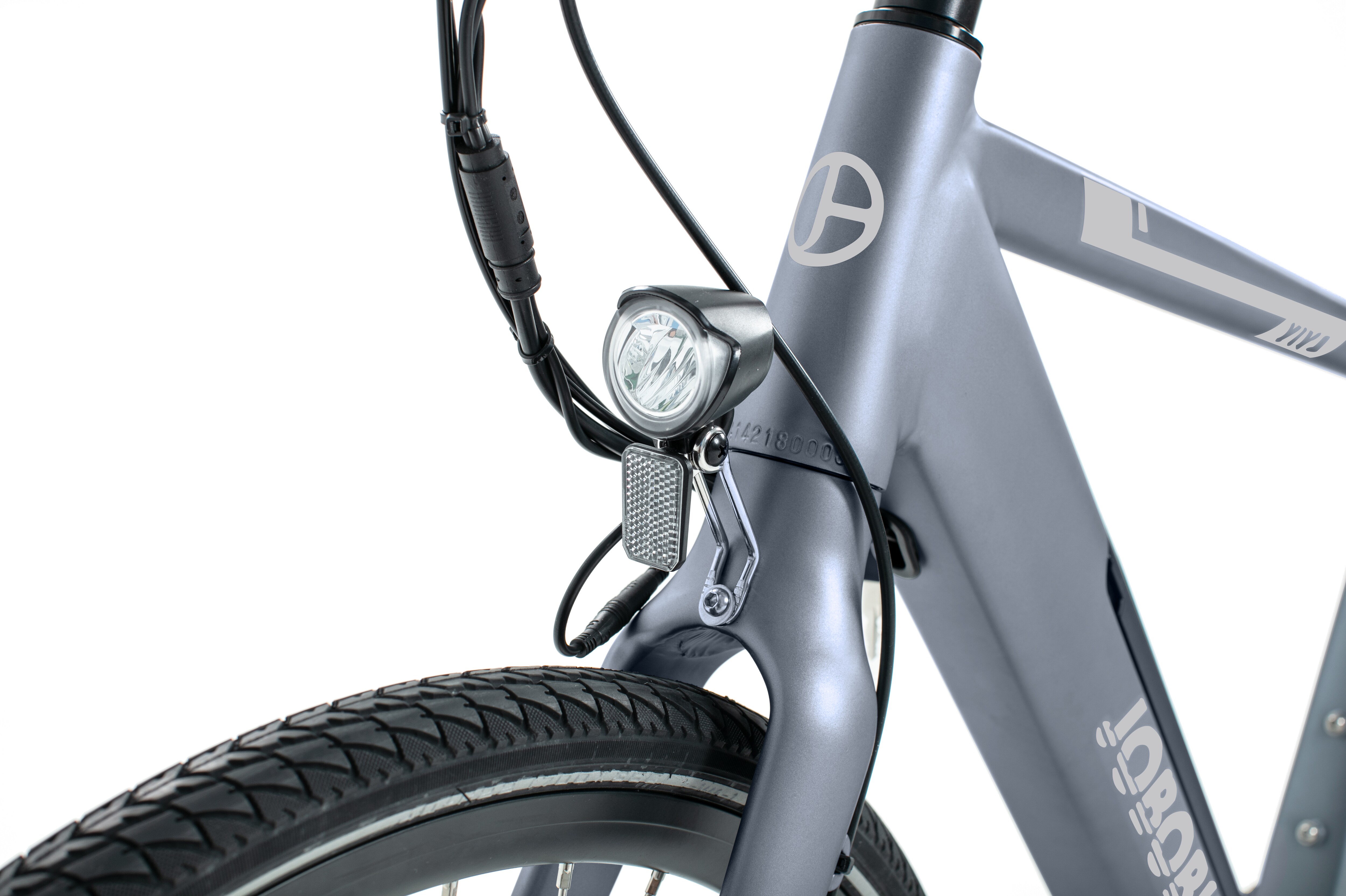 JOBOBIKE, Viva E-Bike, 27.5 Zoll Reifen, 250 W Motor, hellgrau, versch. Farben