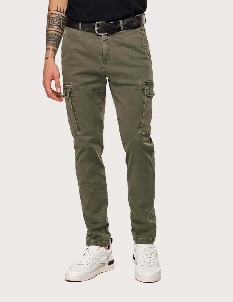 REPLAY JEAN CARGO COUPE SLIM HYPERFLEX