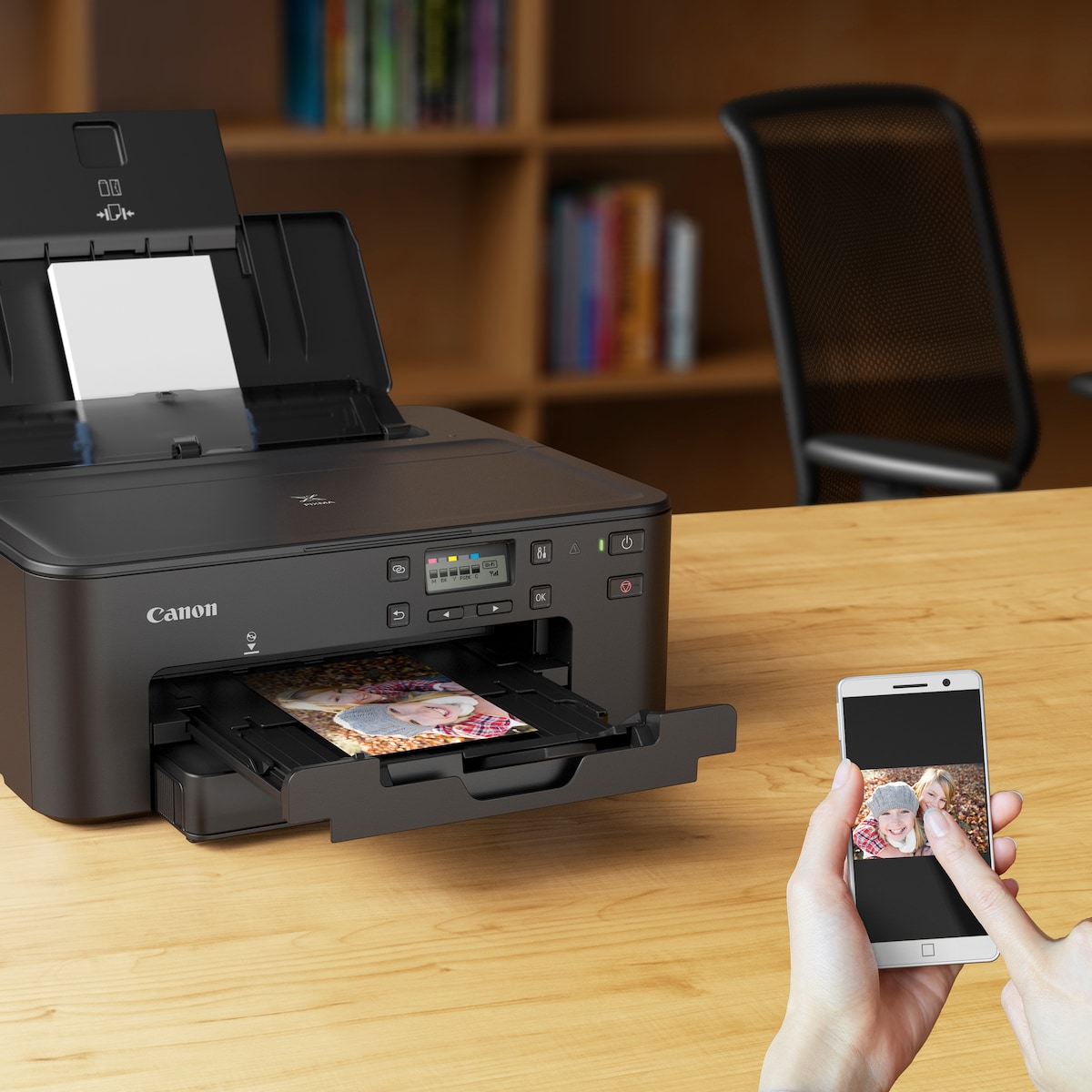 Canon Pixma TS705A inkjet printer (sort)