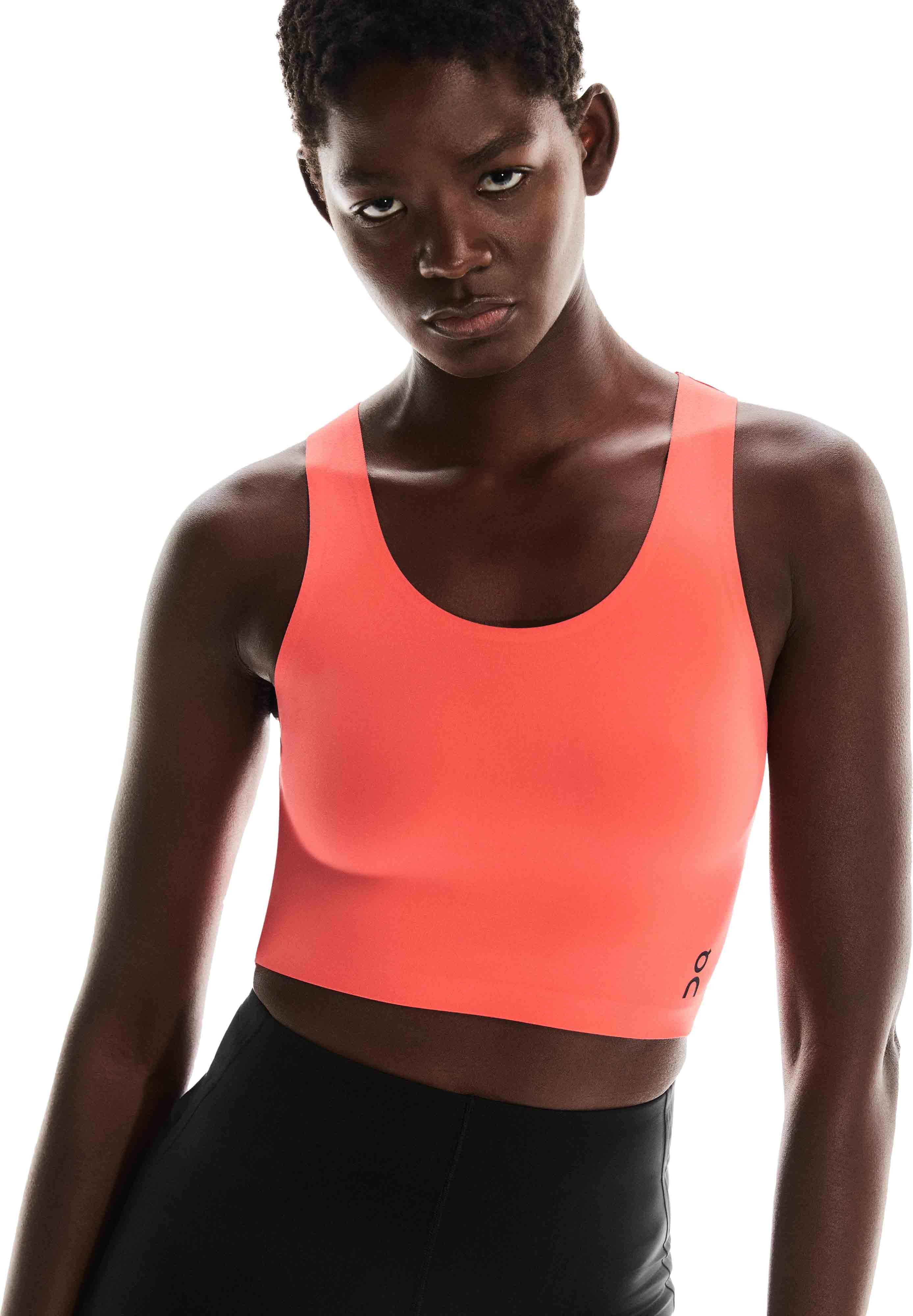Studio Open Back Crop Dame Coral