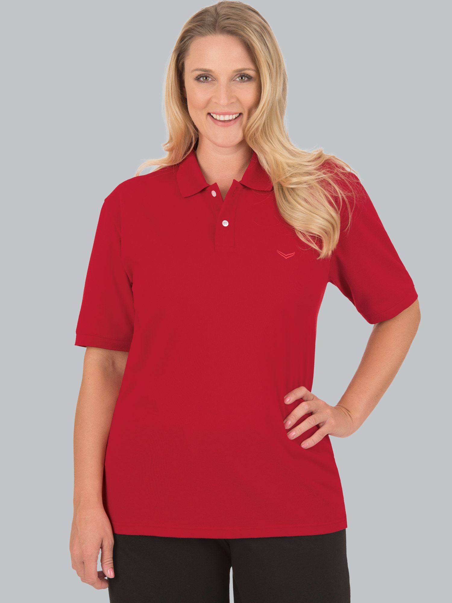 Poloshirt DELUXE Piqué Kirsch