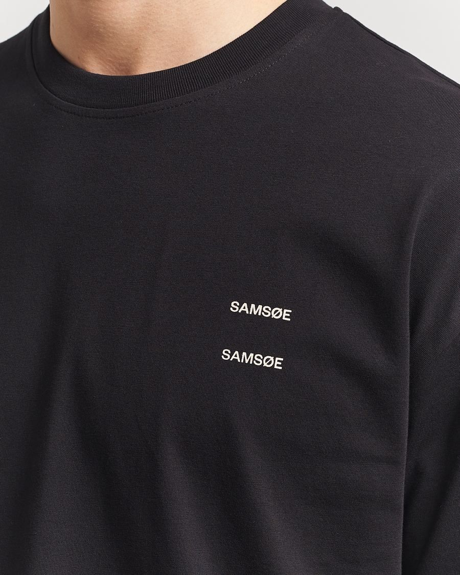 Samsøe Samsøe Joel Organic Cotton T-Shirt Black