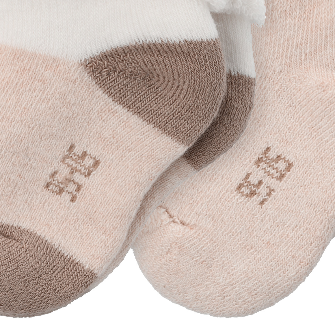 Topomini 2 Newborn Socken mit Frottee cremeweiss / beige