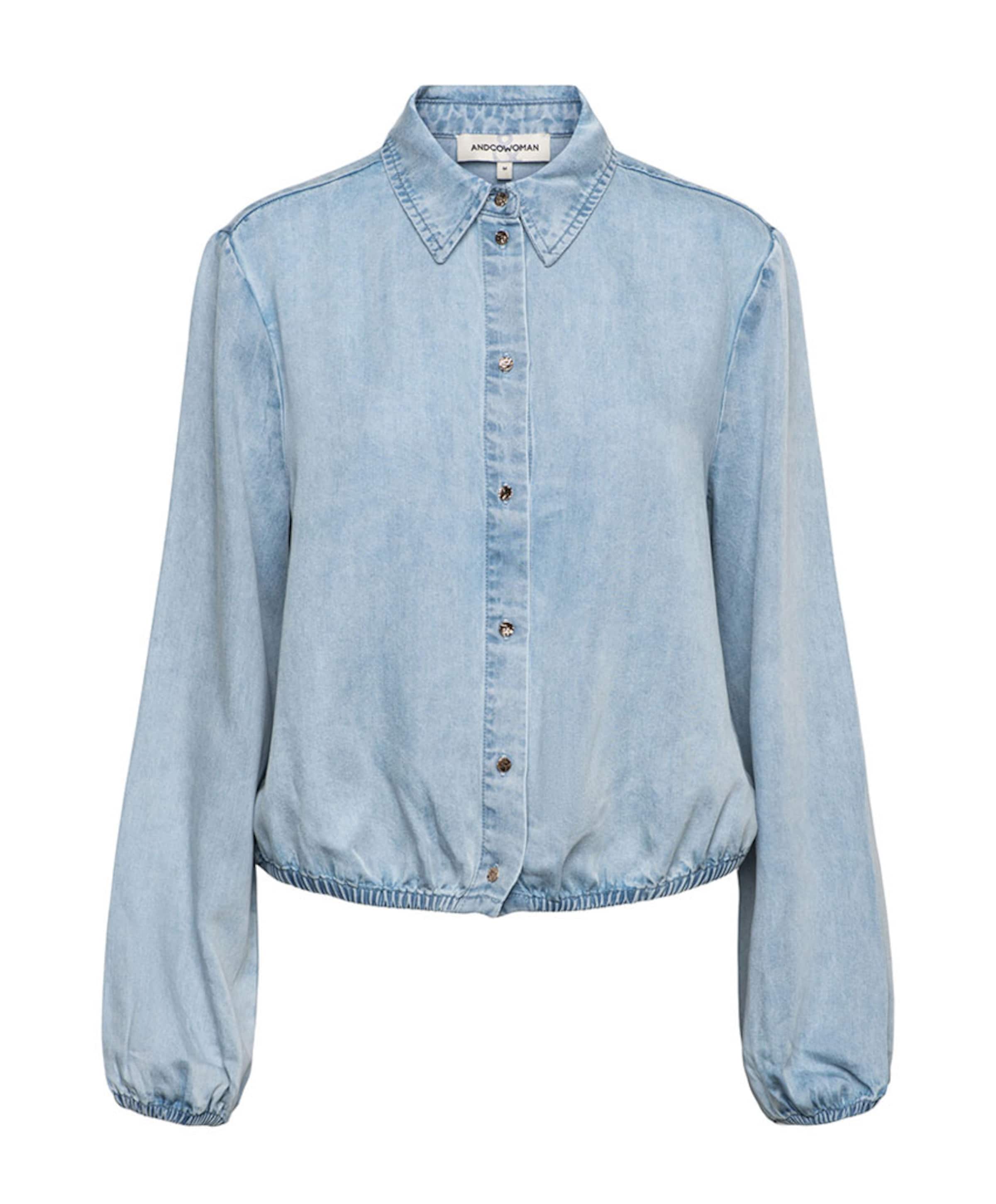&Co Woman Dames blouse blauw